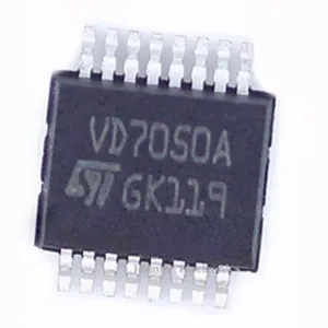 Original Nuevo VND7050AJTR Silkscreen VD7050A Controlador de carga de conmutación de SSOP-16 Stock Nueva fecha Chip integrado