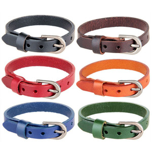 Pulsera de Cuero con Hebilla de Cinturón para Hombre y Mujer, Joyería para <span class=keywords><strong>Parejas</strong></span>, Regalo, Correa de Muñeca, Brazalete Hecho a Mano - Product Image 1