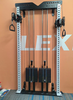 Station de musculation multifonctionnelle de haute qualité avec système de poulies intégré et machine à squats murale
