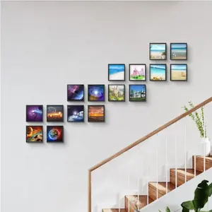 Vividtiles cadre Photo mural en plastique, mixtes, encadrement de couleur pour Collage de photos murales