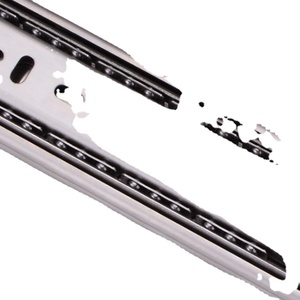 공장 도매 스테인레스 스틸 45mm 볼 베어링 슬라이딩 가이드 채널 헤비 듀티 서랍 슬라이드 - Product Image 6