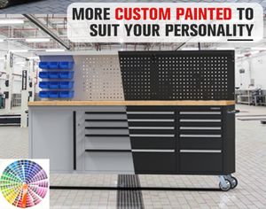 Kinbox 84 इंच बड़ा आकार क्राफ्ट उपकरण सेट के लिए कार्गो ट्राली भंडारण - Product Image 5