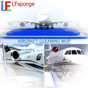 Uçak temizleme düz paspas kafası kolay temizleyici profesyonel melamin sünger yeni temizleyici melamin paspas uçak temizleme pedi
