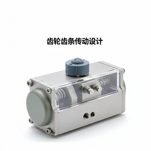 Vanne papillon pneumatique à actionnement pneumatique en acier moulé de style semi-lug, DN80 ANSI 150 Classe EPDM - Product Image 3