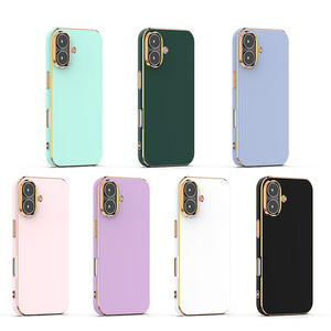 <span class=keywords><strong>เคส</strong></span>6D TPU นิ่มหลากสีสำหรับ iPhone 16ฝาหลัง - Product Image 1