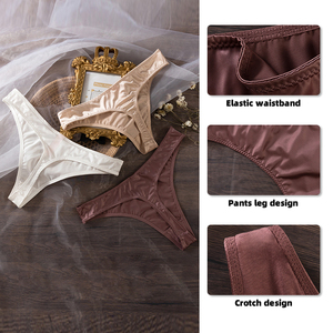 Braguitas de Cintura Baja para Mujer, Estilo Nuevo, de Seda de Hielo, Sin Costuras, Cómodas, Transpirables, Ropa Interior Femenina - Product Image 3