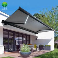 Auvent cassette motorisé en aluminium pliable, auvent rétractable pour voiture, terrasse, couverture de toit, tente de toit