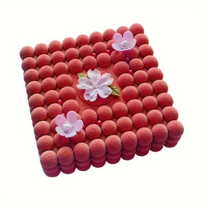 SILIKOLOVE grande 1 pieza cuadrado silicona BOLA MÁGICA molde postre francés molde para Mousse pasteles yeso artesanía herramienta de Cocina Esencial - Product Image 2