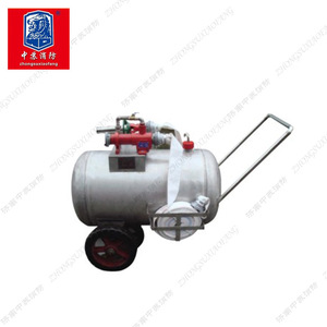 Unidad Portátil de Extinción de Incendios con Espuma, 100L, Carro de Acero al Carbono para Incendios Clase A y B - Product Image 2