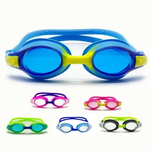 แว่นตาเล่นกีฬาป้องกันการเกิดฝ้าสำหรับเด็กแว่นตาว่ายน้ำซิลิโคนสำหรับเด็กอายุ3-14ปีขายส่ง - Product Image 6