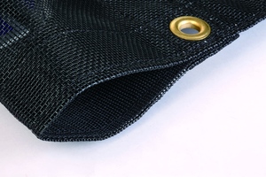 <strong>Hi</strong>-<strong>Vis</strong> Reflective-Stripe Anti-UV PVC Mesh Steel Tarp: Lightweight Tear-Resistant Cover for Flatbed Trailer - Product Image 6