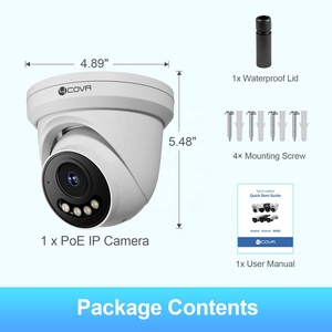 4covr पेशे 30fps 12mp cccTV सुरक्षा आईp कैमरा sony सेंसर 2-वे ऑडियो ऑप्टिकल जूम लेंस, फेस डिटेक्शन फुल रंग - Product Image 6