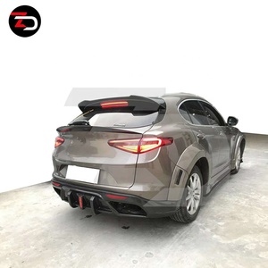 Oferta Especial: Kit de Carrocería Estilo ZD para <span class=keywords><strong>Alfa</strong></span> Romeo <span class=keywords><strong>Stelvio</strong></span> 949 - Parachoques Ancho, Alerón Delantero, Guardabarros, Faldones Laterales, Difusor, Alerón Superior y Capó - Nuevo - Product Image 5