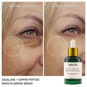 50ml Rapid Plumping Serum with Hyaluronic Acid Paracress Bio-Squalane Copper Peptide Instant <strong>Hydration</strong> Anti-Wrinkle <strong>Benefits</strong>