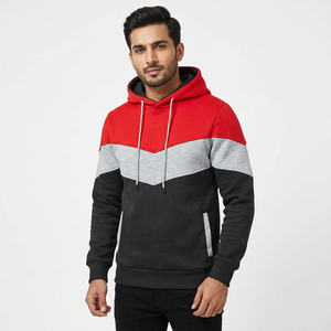 Men's <b>High</b> Quality Regular Fit Winter Hoodies Custom Logo Blank Pullover Plus Size Casual Wear Polyester/Cotton 340g - Product Image 1