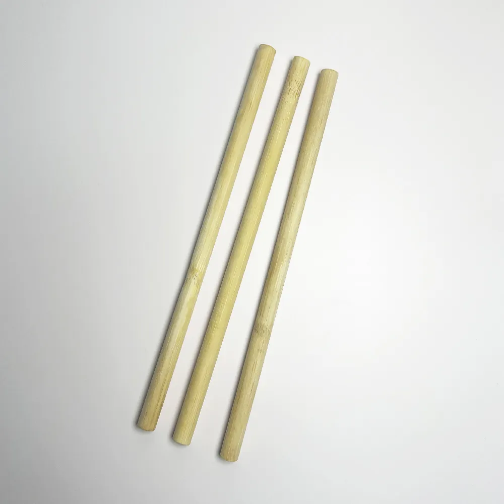 High Quality Natural Bamboo Straws Reusable Custom Bamboo Drinking Straws Wholesale