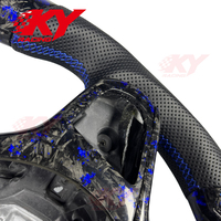 Volant sport en fibre de carbone avec LED personnalisées pour BMW G02 G05 G20 G21 G22 G29 G30 G31 G80 G82 G87 X3 X4 X5 X6 M2 M3 M4 M5