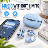 Écouteurs TWS à clip ouvert NE-21S, écouteurs sans fil Bluetooth, HiFi, contrôle tactile, écouteurs sportifs à oreille ouverte, OEM ODM