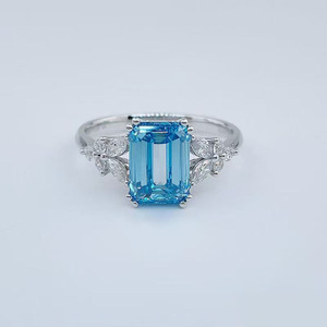 <span class=keywords><strong>Anillo</strong></span> <span class=keywords><strong>de</strong></span> Diamante <span class=keywords><strong>Azul</strong></span> Cultivado en Laboratorio con Corte Esmeralda, Chapado en Oro Blanco <span class=keywords><strong>de</strong></span> 18K, Color Fantasía, <span class=keywords><strong>Anillo</strong></span> <span class=keywords><strong>de</strong></span> Compromiso y Boda para Mujer, Joyería Fina, <span class=keywords><strong>Anillo</strong></span> Nupcial - Product Image 6