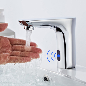 HY-117A อ่างน้ำทองเหลืองทองแดงแบบทันสมัยสำหรับห้องน้ำก๊อกน้ำอัจฉริยะแบบไม่ต้องสัมผัสเซ็นเซอร์อินฟราเรดอัตโนมัติแบบแตะสำหรับยิม - Product Image 6