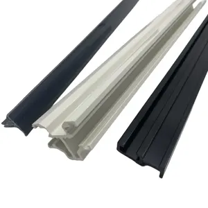 UV resistance UPVC/PVC White Color Extrusion high Quality Windows and Sliding rail plastic Profiles