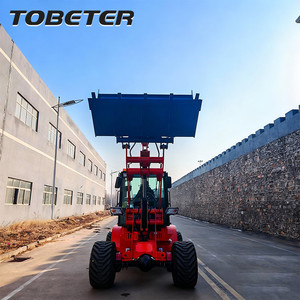 Tobeter горячая Распродажа H480 мини-фермерский садовый колесный погрузчик мини-дизельный погрузчик компактный колесный погрузчик - Product Image 4