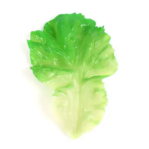 주방 장식 현실적인 가짜 음식 야채 상추 디스플레이 소품 시뮬레이션 양상추 잎 모델