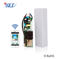 AC220V 433MHZ profesional inteligente garaje Motor Tubular controlador WIFI