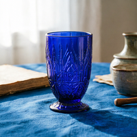 Gobelet à vin en cristal embossé de style vintage européen, rétro et luxueux, pour vin rouge, écologique et compatible lave-vaisselle