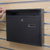 Metal de aleación de mini buzón residencial moderno con cerradura de leva y diseño navideño para buzones de apartamento o postales
