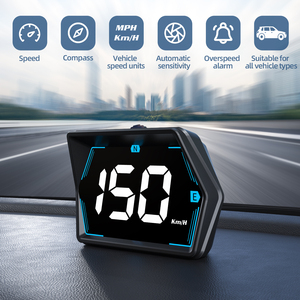 WiiYii G20 El más nuevo tamaño grande GPS HUD Alarma de velocidad Head up muestra USB HUD GPS indicador velocímetro - Product Image 6