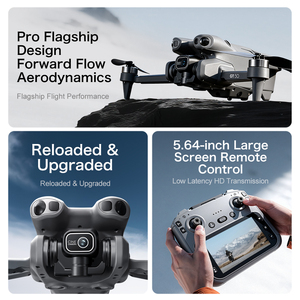 Nouveau drone GT50 longue portée 4k HD avec double caméra, retournement 3D, évitement d'obstacles, photographie aérienne sans balais, mini drone jouet avec écran et télécommande - Product Image 2