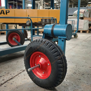 Roue en caoutchouc pneumatique robuste de 16 pouces <span class=keywords><strong>4.00</strong></span>-<span class=keywords><strong>8</strong></span> pneu de roue de pneu de brouette pour chariot de camion à main industriel - Product Image 2
