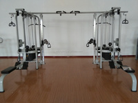 Pila de pesas multigimnasio multifuncional cargada gimnasio EQUIPO DE Fitness placa de carga Pro Power Rack