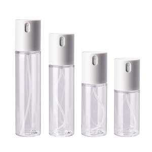 Botella de Spray con Sistema de Apertura Giratoria, 50ml 60ml 80ml 100ml 120ml 150ml, Dispensador de Plástico Transparente para Tónico, Bruma Facial y Corporal - Product Image 1
