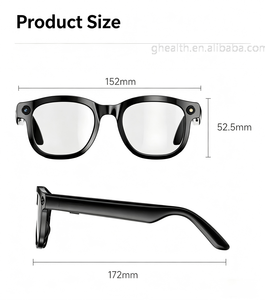 Lunettes de traduction intelligentes IA avec caméra, grand modèle, pour appels, lecture de musique, reconnaissance d'objets universelle, magnétiques - Product Image 4