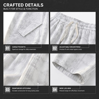 Pantalon unisexe d'été pour adultes, 100% polyester, léger, anti-transpiration, coupe simple et ample, taille mi-haute, jambe droite, poches latérales, motif tie-dye