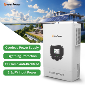 Inversor Solar Híbrido Monofásico Greenpower Ip21 Oem Odm 3.6kva 6.2kva 3.6kw 6.2kw 3600w 6200w 48v Mppt con Wifi Gp-ip21 - Product Image 1