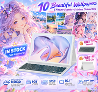 Expédition rapide - Tablette tactile 10,1 pouces Intel N5030 8 Go 128 Go Win 10/11 - Comprend un clavier et un support gratuits