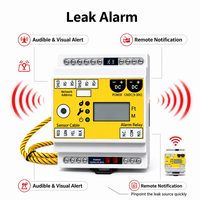Contrôleur d'alarme de localisation de fuites RS485 Modbus RTU, communication 1500m, écran LCD 3 chiffres, relais NO NC autonome