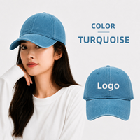 Casquette de baseball en jean vintage OEM avec doublure personnalisée pour équipes de jeunes, golf, chasse, protection solaire extérieure