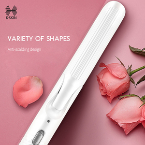 Fer à friser professionnel K.SKIN, lisseur de cheveux, réglage à un bouton, baguette de coiffage, fer plat en céramique PTC, usage domestique - Product Image 2