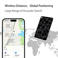 Localizador Inteligente Ultra Delgado, Tarjeta de Búsqueda para Cartera, Compatible con Google, iOS y Android, Rastreador GPS AirTag para Cartera