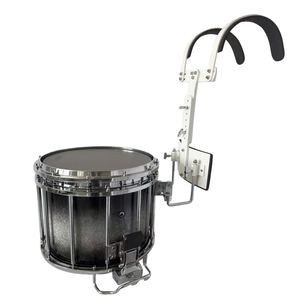 Tambor de banda de marcha con parche <span class=keywords><strong>EVANS</strong></span>, herrajes cromados, mecanismo de lanzamiento, acabado brillante y soporte para banda estudiantil - Product Image 1