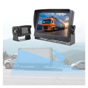ระบบจัดการยานพาหนะด้วยวิดีโอ AHD ขนาด 9 นิ้ว <span class=keywords><strong>กล้อง</strong></span>ติดรถบรรทุก รถพ่วง จอภาพ ชุดกล้องถอยหลัง กระจกมองหลังพร้อมกล้อง - Product Image 1