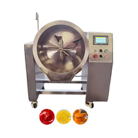 Mélangeur de sauce alimentaire, machine à bouilloire, chauffage à induction et à gaz, mélangeur planétaire basculant industriel, cuiseur à bouilloire à enveloppe