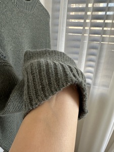 <span class=keywords><strong>Pull</strong></span> en cachemire épais à col rond LP Nan Friend, petit modèle, vert, avec broderie crochet, style coréen, pour l'hiver - Product Image 5