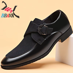 Zapatos Formales Casuales de Negocios para Hombre, Verano 2026, con Cordones, Rayas, PU, Estilo Británico Coreano, Punta Puntiaguda, Suela de Goma que Aumenta la Altura - Product Image 2