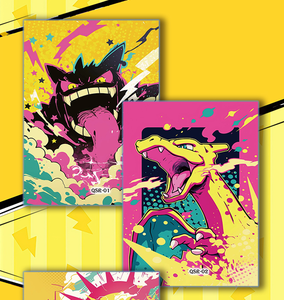 YQ New Art Board Premium Japanese Anime Blind Box Pokemoned Card Eco-Friendly Family Fan Art Wholesale Gift Collectible Art - Product Image 5