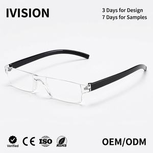 <span class=keywords><strong>Gafas</strong></span> <span class=keywords><strong>de</strong></span> Lectura sin Montura con Bloqueo <span class=keywords><strong>de</strong></span> Luz Azul +1.0 a +3.5, Lentes AC Ligeras, Unisex, para <span class=keywords><strong>Presbicia</strong></span>, Venta al Por Mayor OEM - Product Image 1